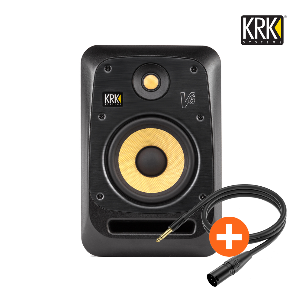 KRK V6 S4 블랙 (1통) 모니터 스피커
