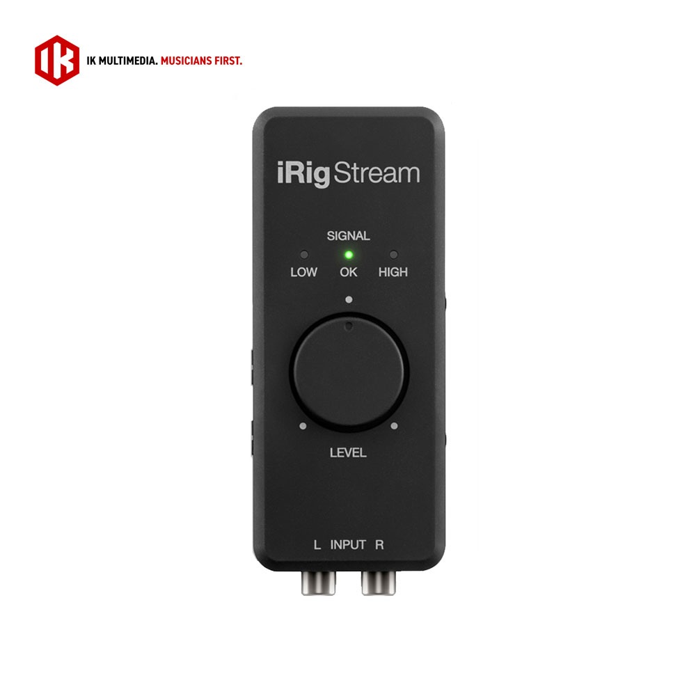 IK Multimedia iRig Stream - 모바일 스트리밍 오디오 인터페이스
