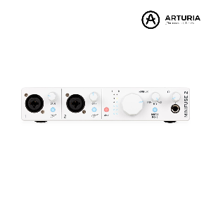 Arturia MiniFuse 2 아투리아 미니퓨즈2 오디오 인터페이스 화이트