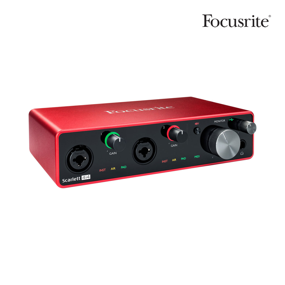 Focusrite Scarlett 4i4 3G (3세대) 스칼렛 오디오 인터페이스