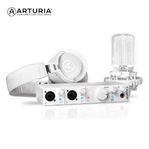 Arturia MiniFuse Recording Pack 아투리아 미니퓨즈 올인원 레코딩 팩 화이트
